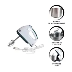 RYBIU IMPORT - Mezcladora con Bowl Sencillo de 2L Y+Regalo Agendita