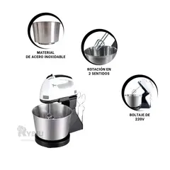 RYBIU IMPORT - Batidor de Acero Inoxidable de 2L Y+Banderitas Adhesivas