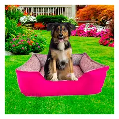 GENERICO - Cojin Transportable para Perros Color Fucsia Y+Gift Stickers