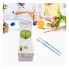 RYBIU IMPORT - Limpiador Apto para Pinceles Todos Blanco Y+Gift Stickers