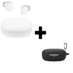 XIAOMI - Redmi Buds 6 Play Blanco + Funda de Silicona Negro