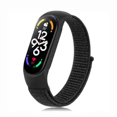 GENERICO - Correa de Nylon Para Xiaomi Mi Band 8 - Negro