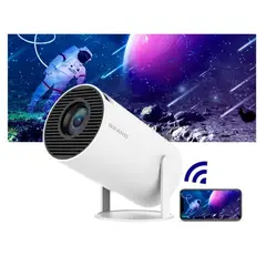 GENERICO - Mini proyector cilíndrico con Android 11 HY300