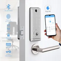 STRONGHOLD - Cerradura digital para oficina - CODI Color Plata