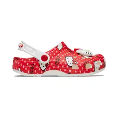 CROCS - Zuecos Hello Kitty Red Classic Clog T Multi Niños