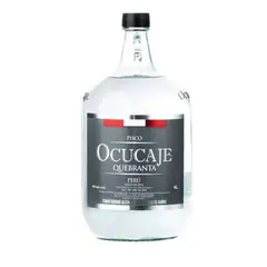 OCUCAJE - Pisco Quebranta Damajuana 4 litros