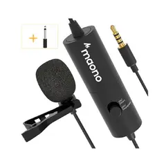 MAONO - MICROPHONE AU-100 - Negro Micrófono de solapa