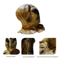 GENERICO - Máscara de Látex Alien Giagante Cosplay Halloween