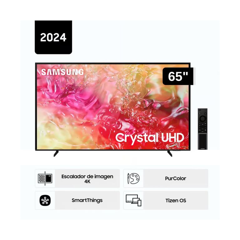 Televisor LED 65 Crystal UHD 4K 65DU7000 Tizen OS Smart TV