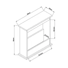 TU MESITA - Mueble Lateral Igor color GrisDuna