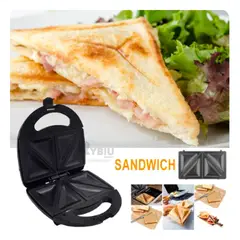 RYBIU IMPORT - Sandwichera Electrica 6 en 1 en Negro Y+Regalo Agendita