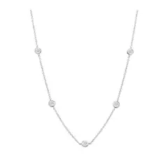 CRISLU - Collar de estación con piedras biseladas