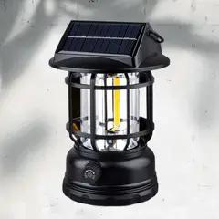 GENERICO - LINTERNA SOLAR LÁMPARA PARA ACAMPAR LED IMPERMEABLE PORTÁTIL ADORNO