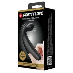 PRETTY LOVE - Vibrador de Dedo Silicona Medica Dedal Estimulación Punto G o P Finger