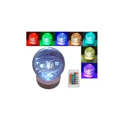 GENERICO - Lampara Esfera Led Multi Color Rgb Sistema Solar Con Control