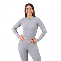 GENERICO - Enterizo Pantalón Manga Larga Sab-28 Color Plomo