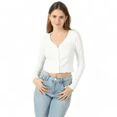 GENERICO - Polo Doble Cierre Sab-16 Color Blanco