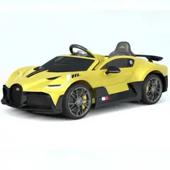 BUGATTI - Carro a Bateria para Niños Divo Amarillo