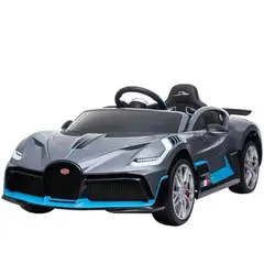 BUGATTI - Carro a Bateria para Niños Divo Gris