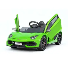 LAMBORGHINI - Carro a Bateria para Niños Aventador svj Verde