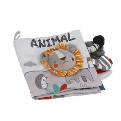GENERICO - Libro de Tela con Texturas Estimulación Sensorial Leon