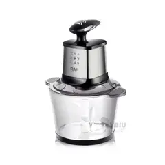 RYBIU IMPORT - Picador Practico de Cocina de 3L en Negro Y+Regalo Stickers