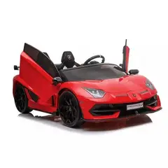LAMBORGHINI - Carro a Bateria para Niños Aventador svj Rojo