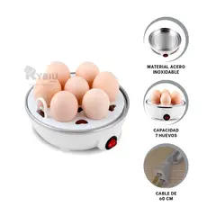 RYBIU IMPORT - Hervidora para Casa Tono Blanco Y+Regalo Ligas para Peinar