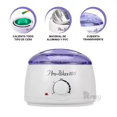 GENERICO - Cazuela Versatil de Cera Blanco y Lila Y+Ligas de Regalo