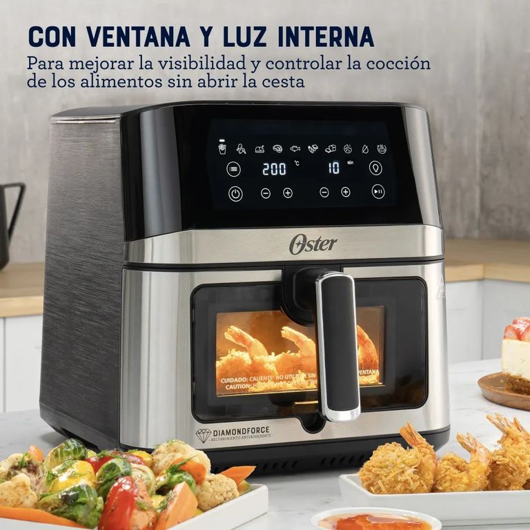 Freidora de Aire Digital 7.5L Oster® CKSTAF75WDSSDF 053