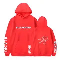 GENERICO - Polera Con Capucha Black Pink Jisoo Firma