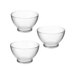 COZA - Juego de Bowls 3 Piezas Cozy Cristal