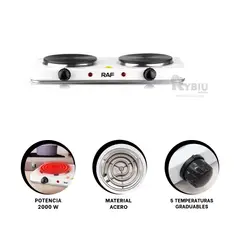 RYBIU IMPORT - Quemadores Eficientes en Blanco Y+Banderitas Adhesivas