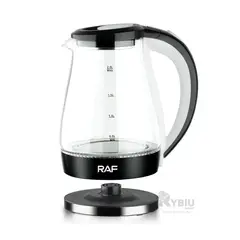 RYBIU IMPORT - Tetera Electrica de 2L en Color Negro Y+Gift MiniAgenda