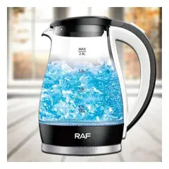 RYBIU IMPORT - Hervidor Moderno de Vidrio en 2L en Color Negro