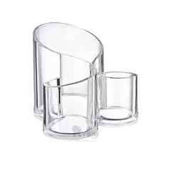 GENERICO - Caja Ovalada de Acrilico en Transparente Y+Gift Stickers