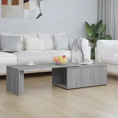 TU MESITA - Mesa de Centro Expandible Lucero Color Gris Claro