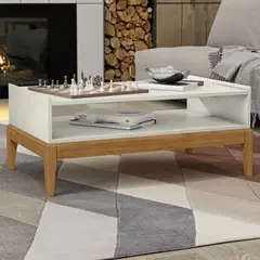 TU MESITA - Mesa de Centro Moderna Milan BlancoHaya