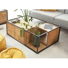 TU MESITA - Mesa de Centro Romina 2 puertas