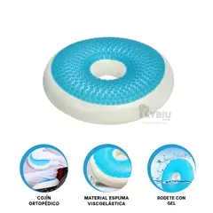 RYBIU IMPORT - Almohada de Alta Calidad de Funda Blanca Y+Papel de Regalo