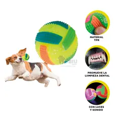 GENERICO - Balon en Material TPR en Amarillo Y+Envoltorio de Regalo