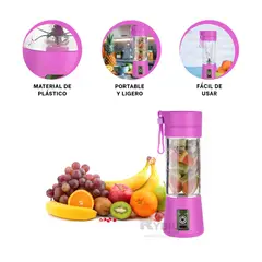 RYBIU IMPORT - Mezcladora Idonea para Jugos Lila Y+Banderitas Adhesivas