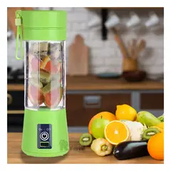 RYBIU IMPORT - Licuadora Portatil de Color Verde Y+Papel de Regalo