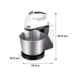 GENERICO - Batidor de Gran Capacidad de 2L Y+Regalo Ligas para Peinar