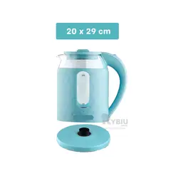 GENERICO - Calentador de Gran Capacidad 2L en Celeste Y+Ligas de Regalo