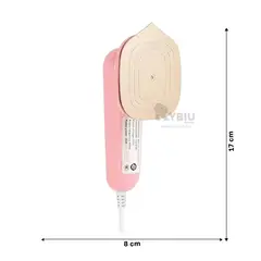 RYBIU IMPORT - Alisador Express a Vapor Rosado Y+Regalo Ligas para Peinar