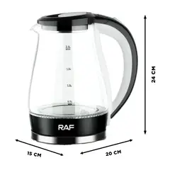 GENERICO - Calentador de Gran Capacidad 2L en Negro Y+Ligas de Regalo