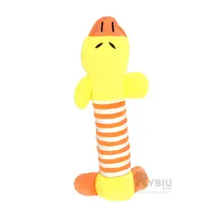 RYBIU IMPORT - Peluche Resistente de Pato Amarillo y Naranja Y+Agendita