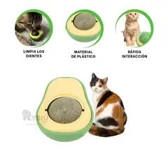 RYBIU IMPORT - Esfera Antiestres para Mascotas en Verde Y+Regalo Stickers