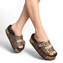 GENERICO - Sandalia Mujer Rough Doble Hebilla 2086L-52 Color Print